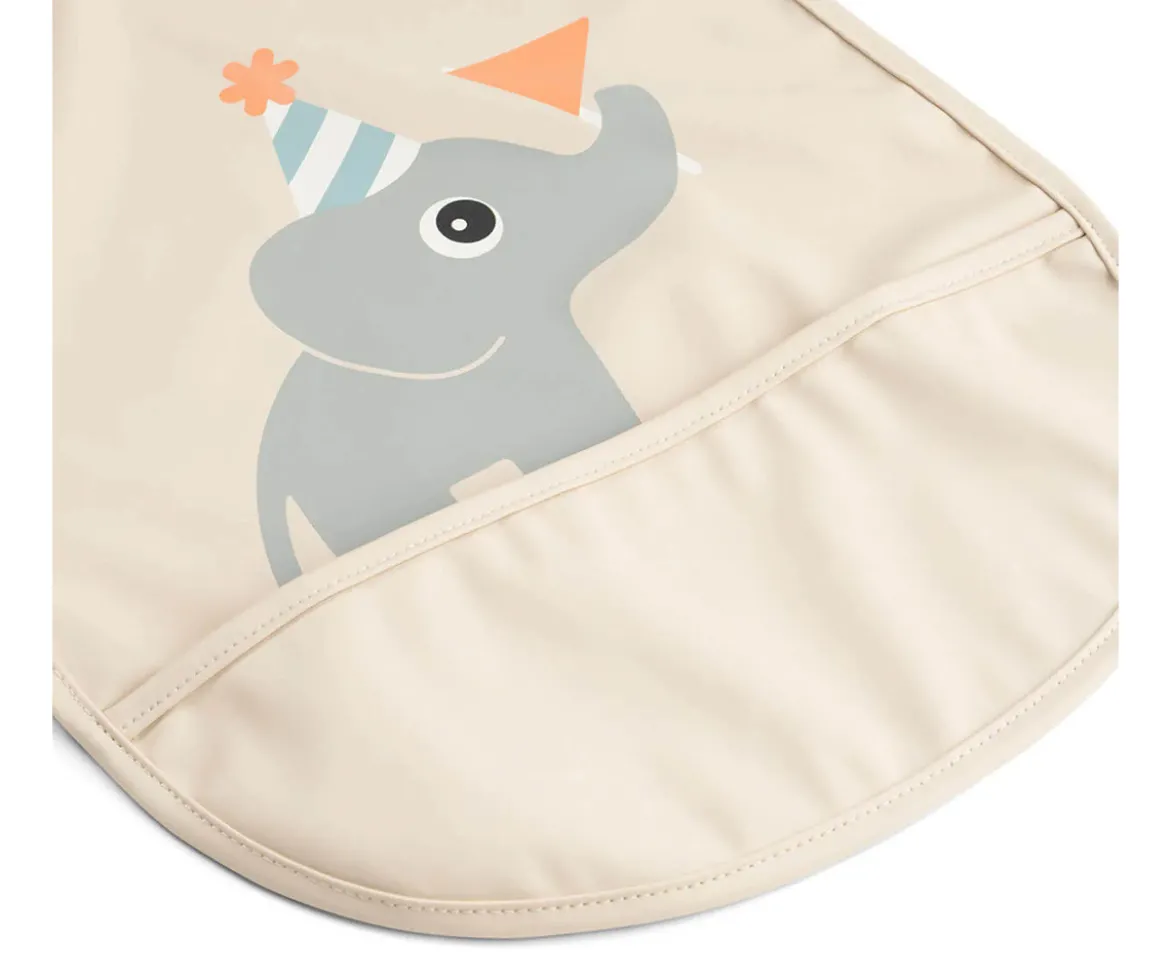 Babero con Velcro Celebration Sand