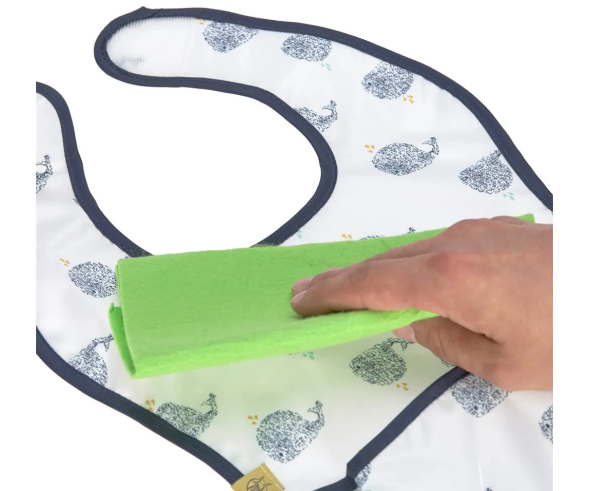 Babero Impermeable Little Water Whale