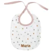 Babero Little Stars Pink Personalizable