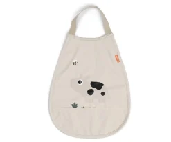 Babero Pull-Over Tiny Farm Sand