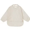 Baberos con Mangas Classic Stripes Camel