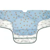 2 Baberos con Mangas Happy Smile Blue