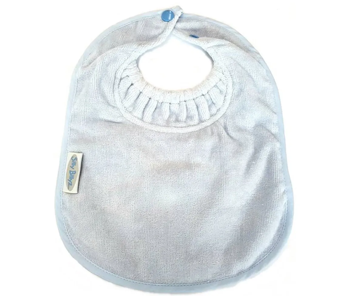 Babero Silly Billyz Azul Pastel
