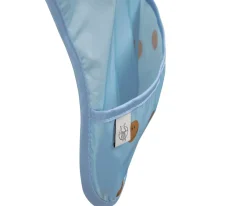 2 Baberos Impermeables Happy Smile Blue