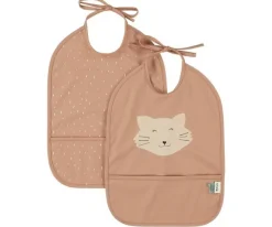 2 Baberos Impermeables Mr. Cat