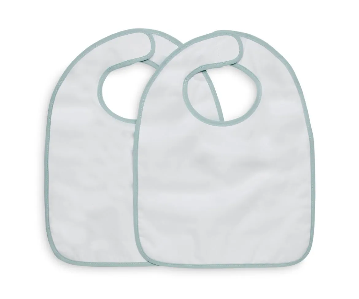 2 Baberos Impermeables Snake Soft Green