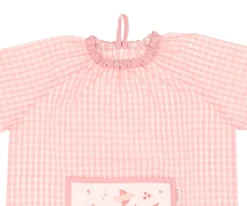 Babi con Bolsillo Central Vichy Blossom Birds Personalizado