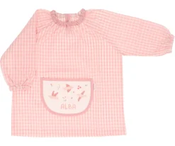 Babi con Bolsillo Central Vichy Blossom Birds Personalizado