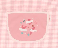 Babi Lola con Bolsillo Central Vichy Blossom Birds Personalizable