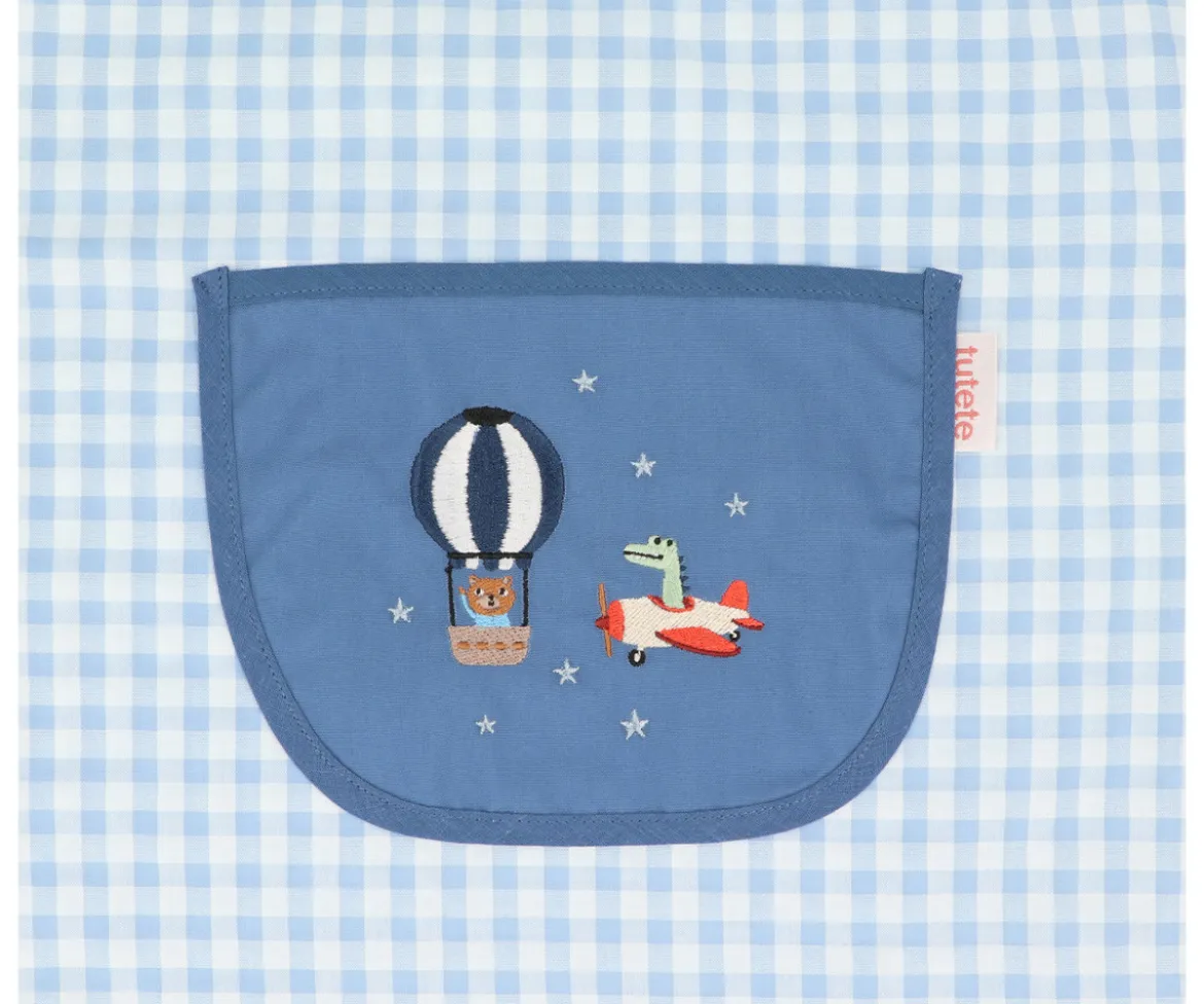 Babi Lola con Bolsillo Central Vichy Planes Personalizable