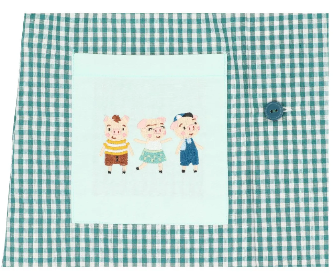 Babi Seber con Botones Three Little Pigs Personalizable
