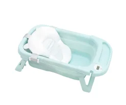 Bañera Plegable Con Hamaca Blue