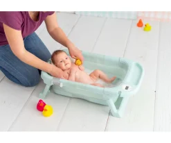 Bañera Plegable Con Hamaca Blue