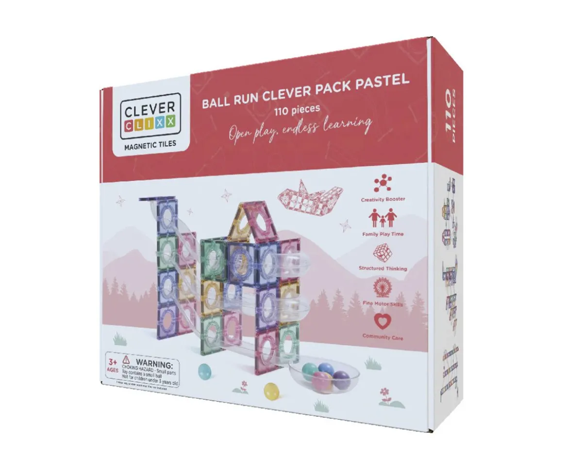 Ball Run Clever Pack Pastel 110 Piezas