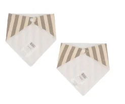 2 Bandanas Stripe Topo Green