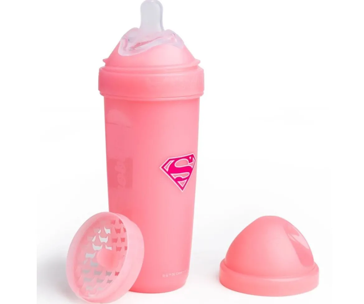 Biberón Anticólico Herobility Supergirl 340ml
