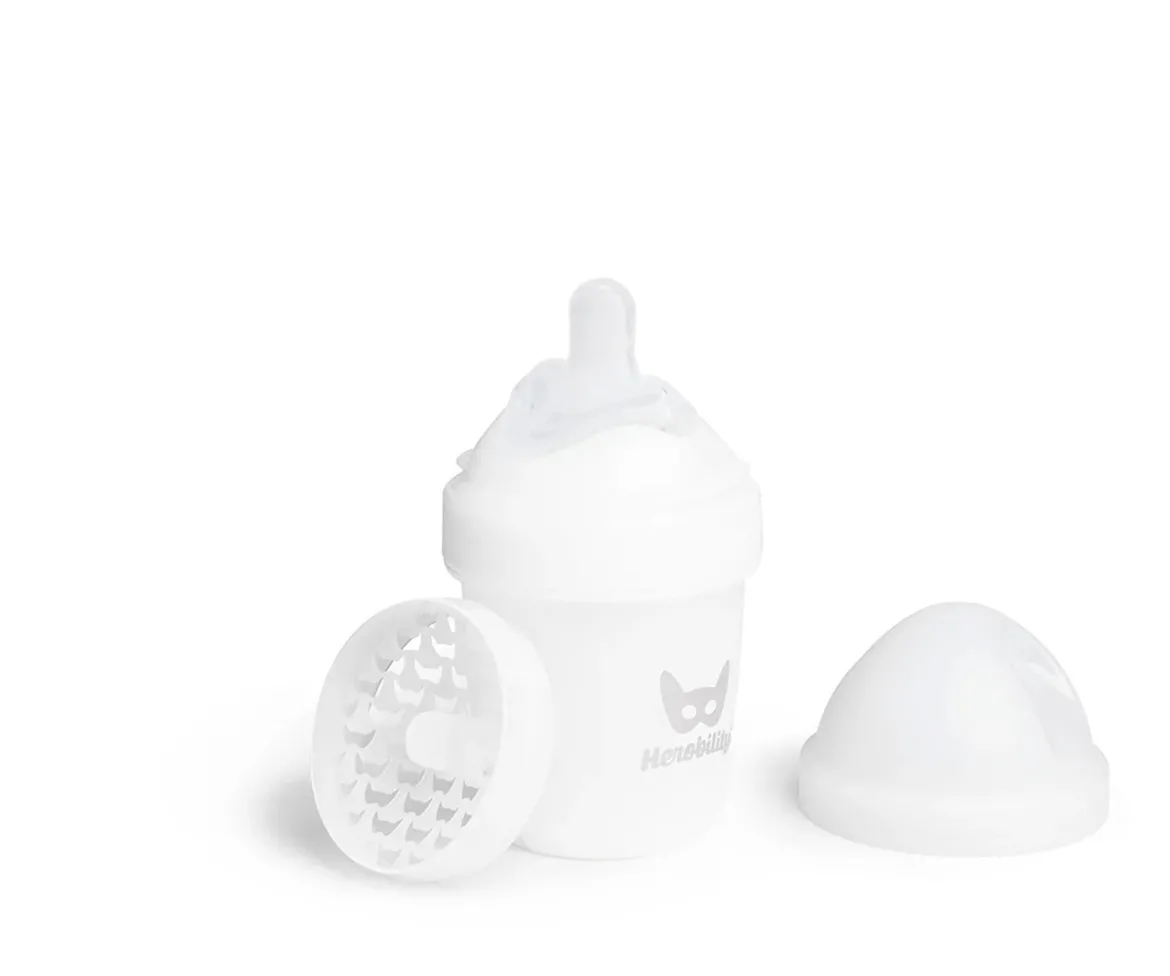 Biberón Anticólico Herobility White 140ml