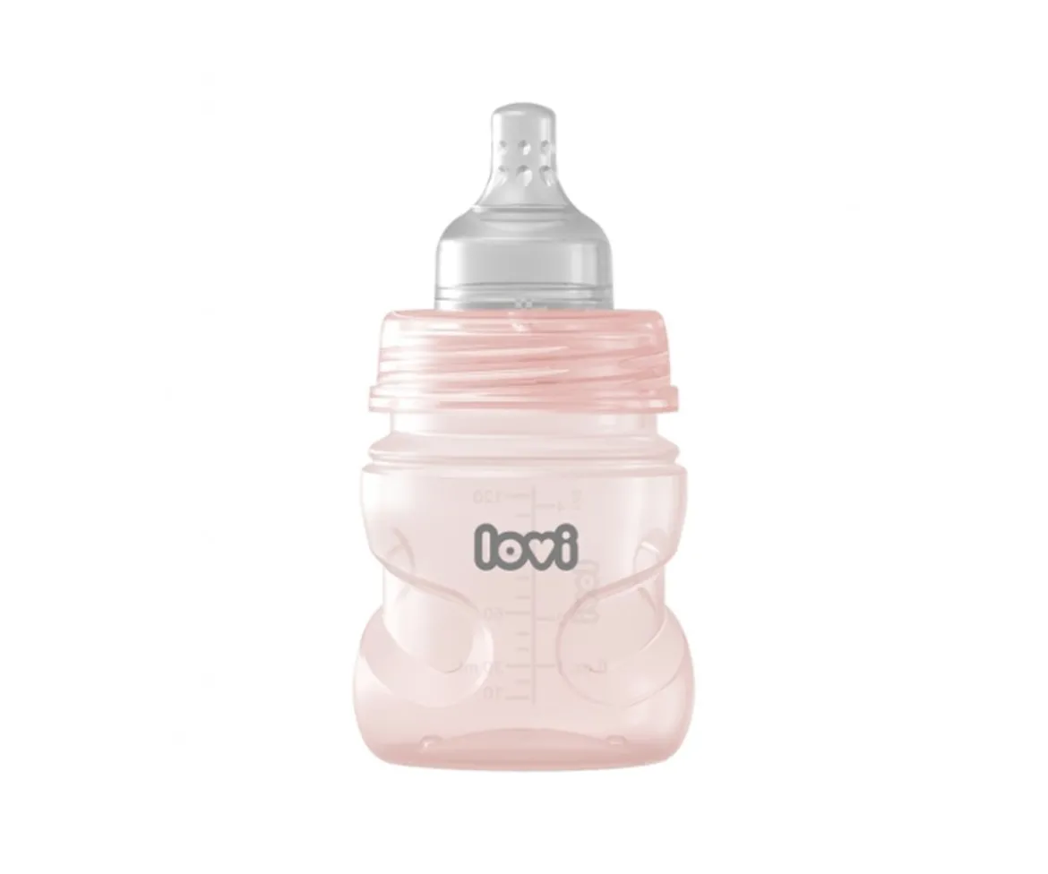 Biberón con Tetina Dinámica Trends 120 ml Rosa