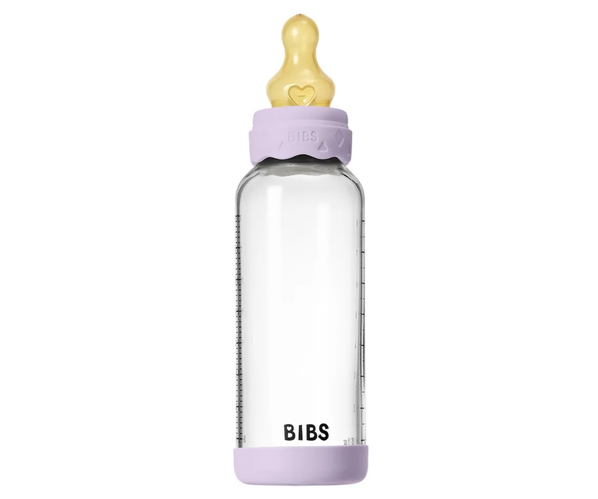 Biberón Cristal BIBS Boheme Violeta Sky 240ml