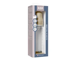 Biberón Cristal BIBS Silicona Vanilla Glow 240ml