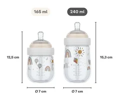Biberón Mio Sunshine & Rainbow 165 ml