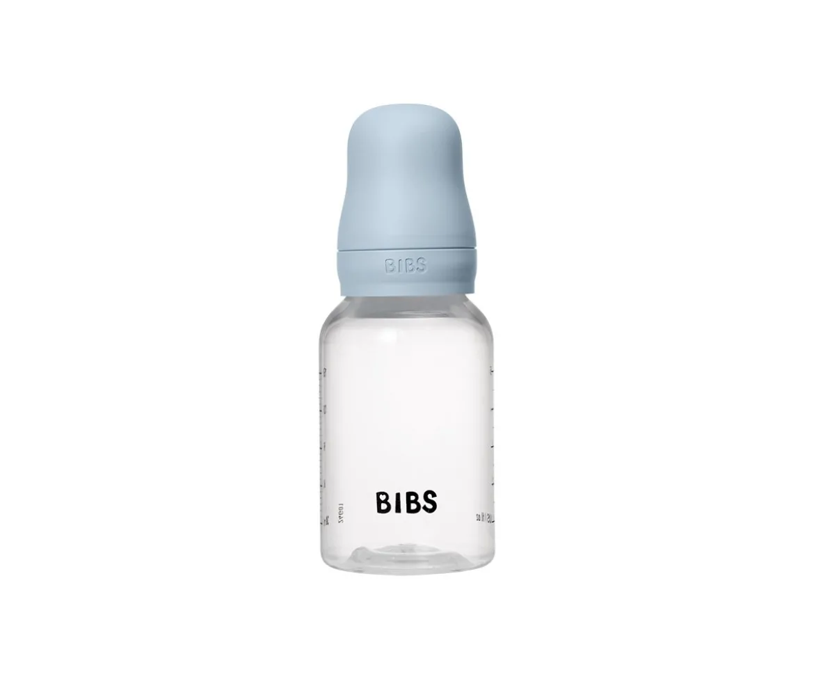 Biberón Plástico BIBS Látex Baby Blue 150ml