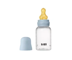 Biberón Plástico BIBS Látex Baby Blue 150ml