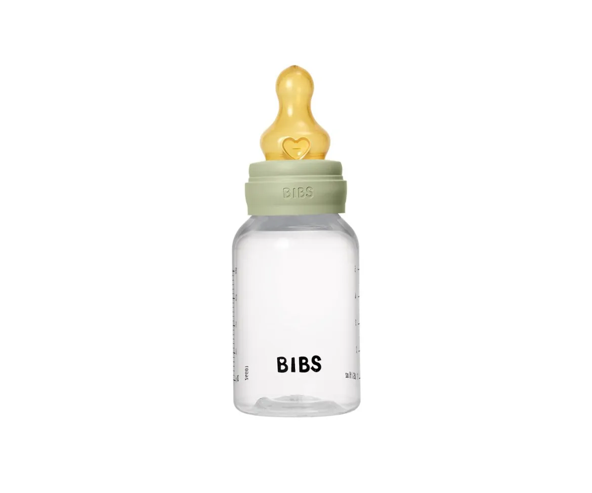 Biberón Plástico BIBS Látex Sage 150ml