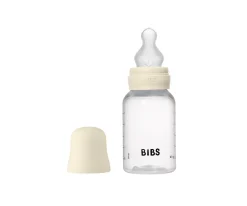 Biberón Plástico BIBS Silicona Ivory 150ml
