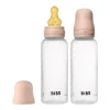2 Biberones Plástico BIBS Látex Blush 270 ml