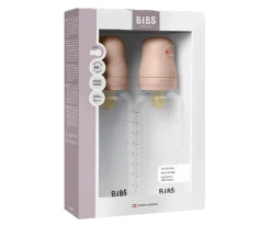 2 Biberones Plástico BIBS Látex Blush 270 ml