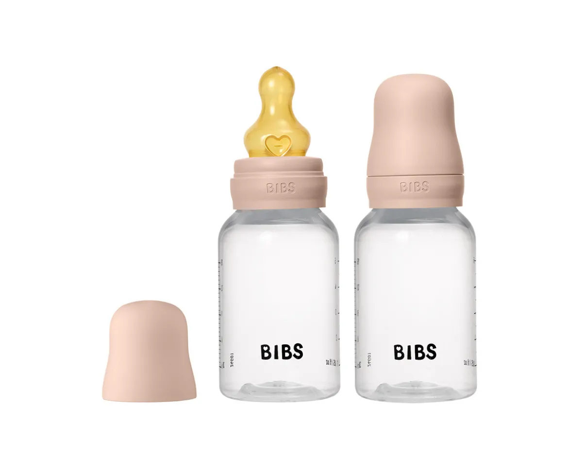 2 Biberones Plástico BIBS Látex Blush 150 ml