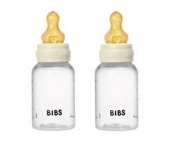 2 Biberones Plástico BIBS Látex Ivory 150 ml