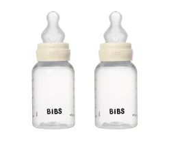 2 Biberones Plástico BIBS Silicona Ivory 150 ml