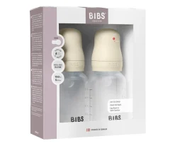 2 Biberones Plástico BIBS Silicona Ivory 150 ml