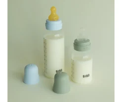2 Biberones Plástico BIBS Silicona Ivory 150 ml