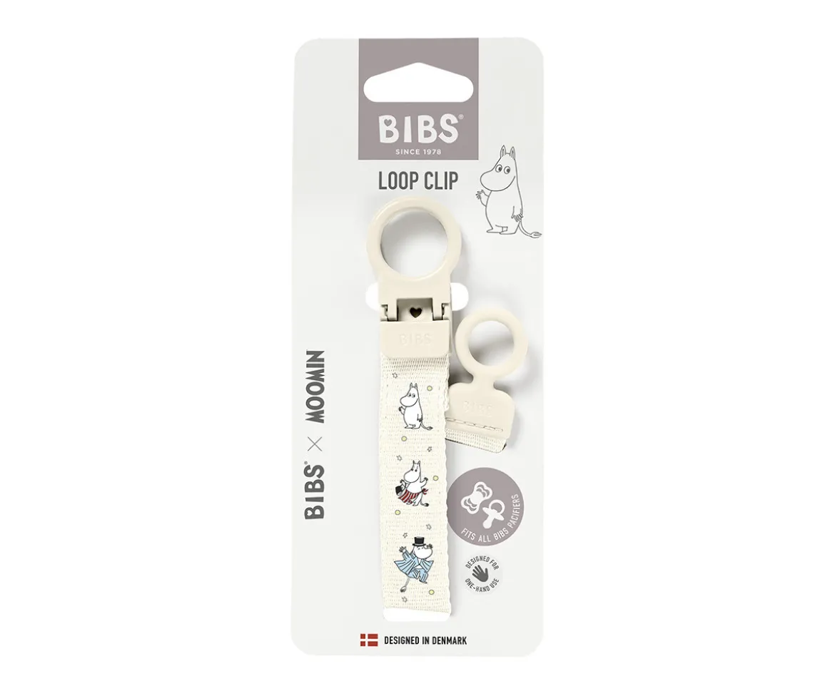 BIBS x Moomin Chupetero Loop Cip Ivory
