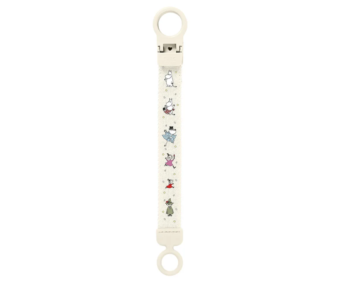 BIBS x Moomin Chupetero Loop Cip Ivory