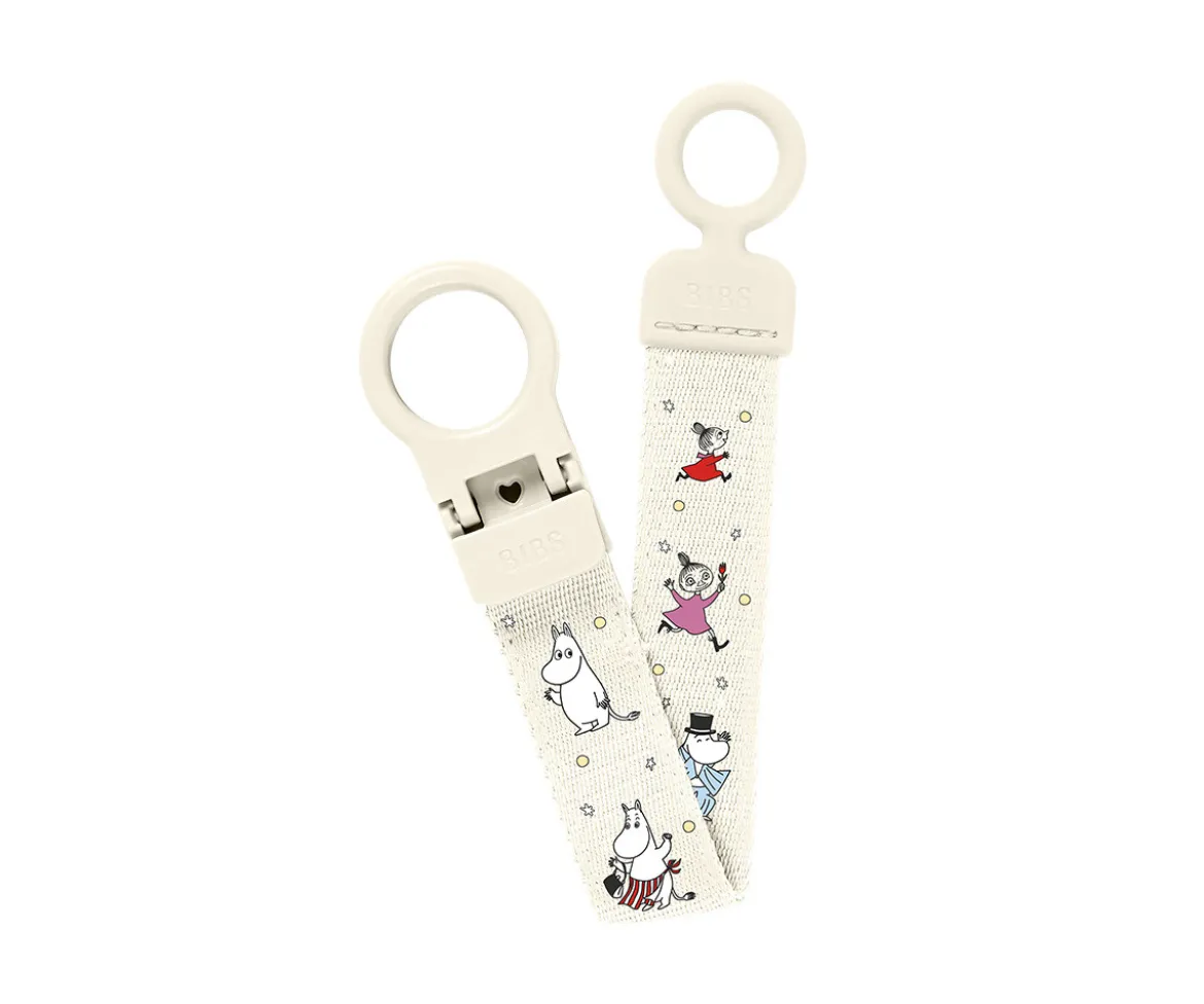 BIBS x Moomin Chupetero Loop Cip Ivory