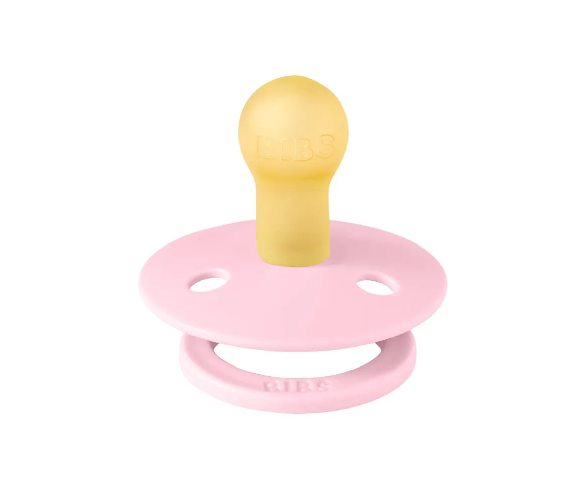 BIBS x Moomin 2 Chupetes Colour Round Polka Dreaming/Baby Pink Mix