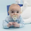 Bibs x Moomin Set de Regalo Chupetes con Clip Ivory/Sage