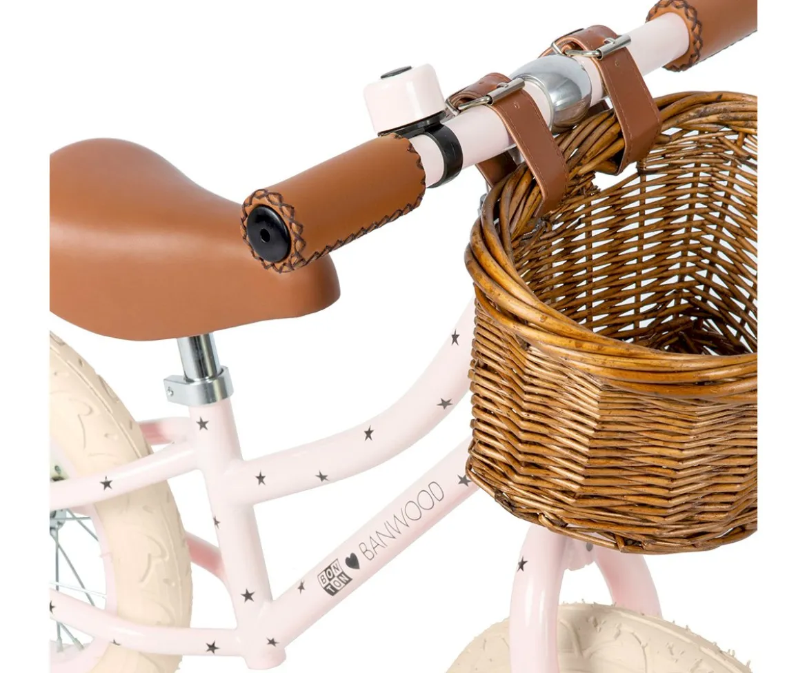 Bicicleta Banwood sin Pedales First Go! Bonton Pink