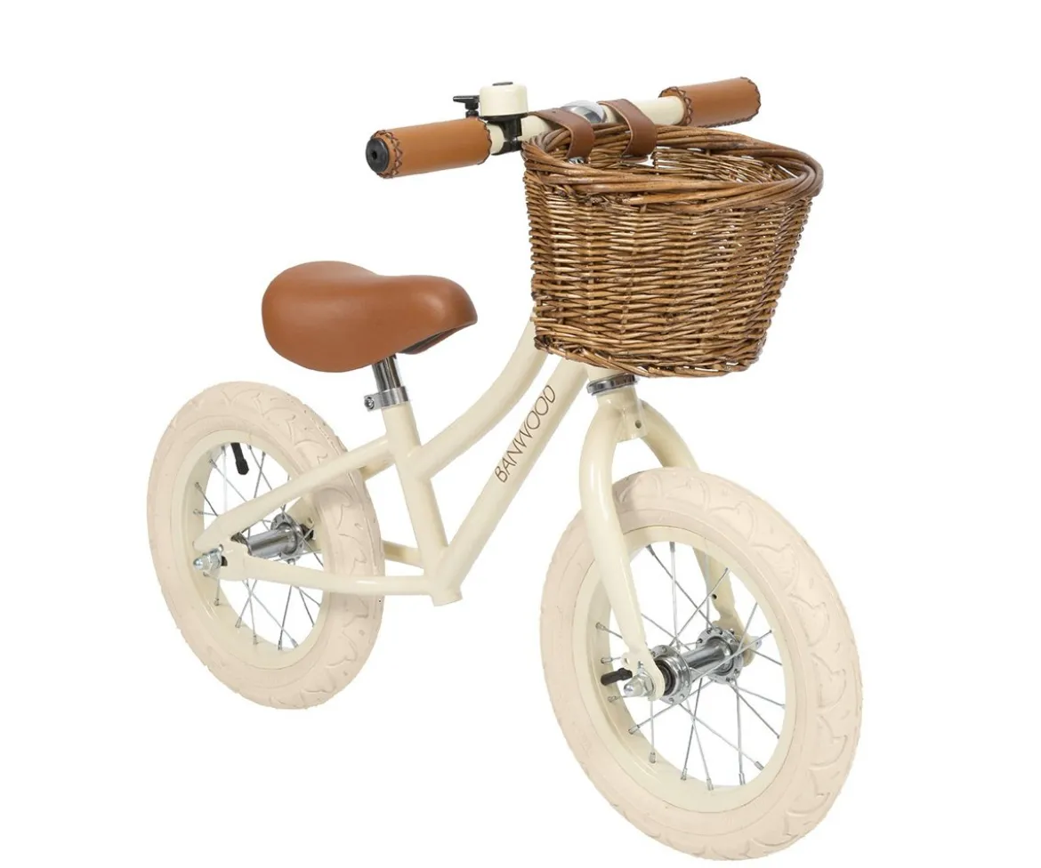 Bicicleta Banwood sin Pedales First Go! Crema