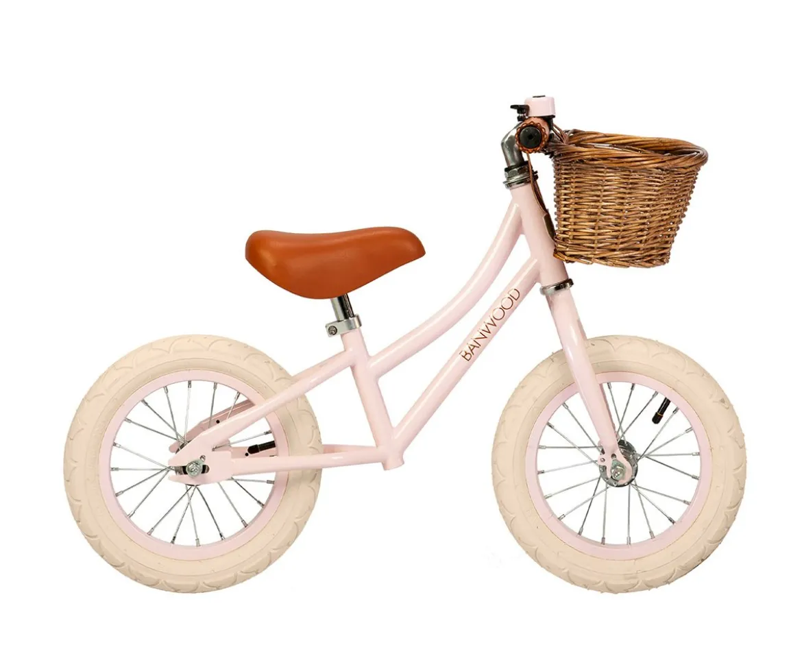 Bicicleta Banwood sin Pedales First Go! Rosa