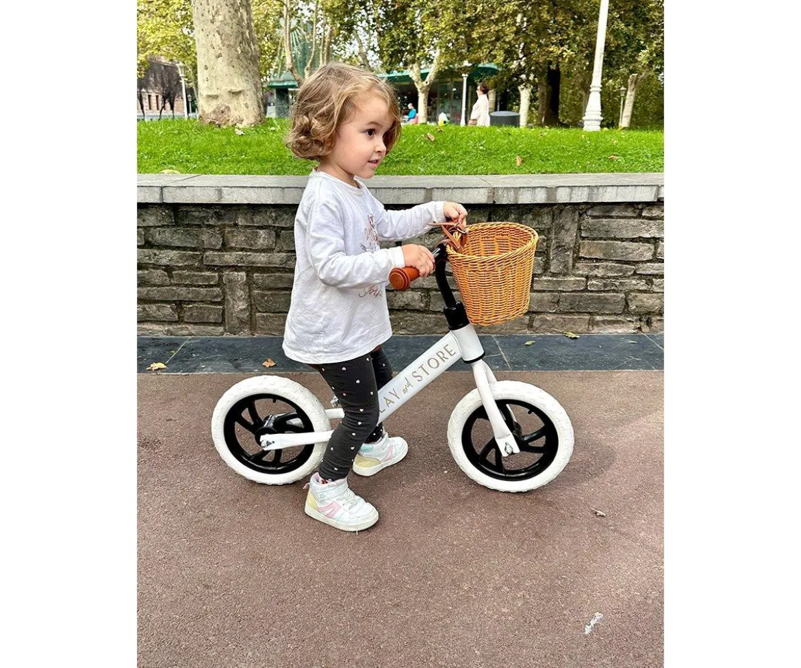 Bicicleta Equilibrio Premium + Casco Cherry