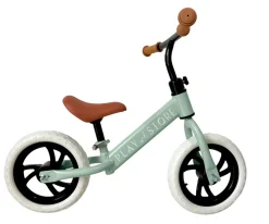 Bicicleta Equilibrio Premium + Casco Light Green