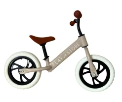 Bicicleta Equilibrio Premium + Casco Light Taupe