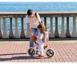 Bicicleta Equilibrio Premium + Casco Pink
