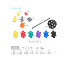 Bloques de Construcción Meli Basic Tech+ 130 piezas