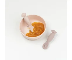 Bol Antideslizante Tiny Farm Powder